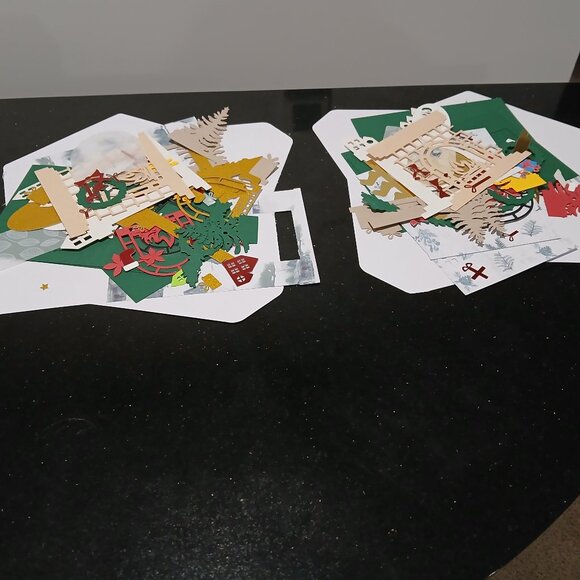 5" x 7" Handmade Christmas Cards - Set of 4 w/ Matching Envelopes - Picture 14 of 15